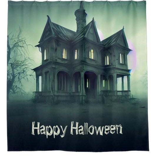 Haunted House Duschvorhang (Vorderseite)