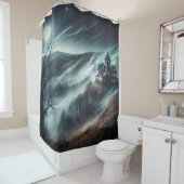 Haunted House Duschvorhang (Beispiel)