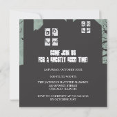 Haunted House Einladung (Rückseite)