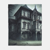 Haunted House Fleecedecke (Vorderseite)