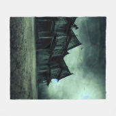 Haunted House Fleecedecke (Vorderseite (Horizontal))