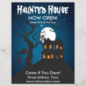 Haunted House Flyer (Hinten)