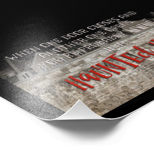 Haunted House Fotodruck (Ecke)