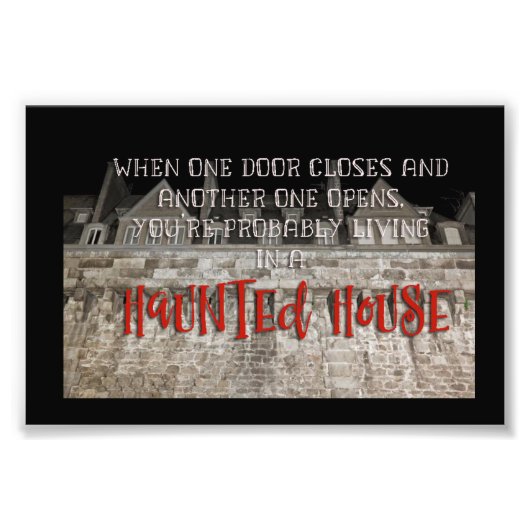 Haunted House Fotodruck (Vorne)