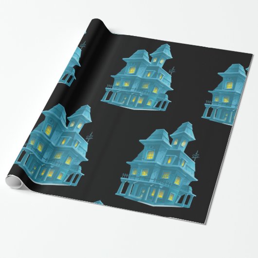 Haunted House Geschenkpapier (Ungerollt)