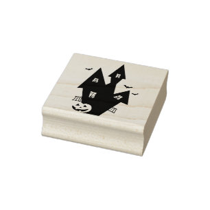 Haunted House Gummistempel
