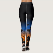 Haunted House Halloween Leggings (Rückseite)