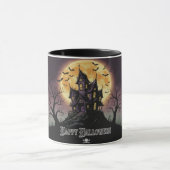 Haunted House Halloween Mug Tasse (Zentrum)