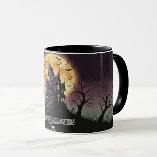 Haunted House Halloween Mug Tasse (VorderseiteRechts)