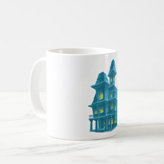 Haunted House Kaffeetasse (Vorderseite Links)