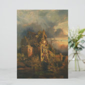 Haunted House Karte (Stehend Vorderseite)