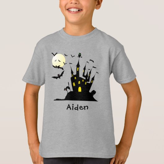 Haunted House Monogrammed T-Shirt (Vorderseite)