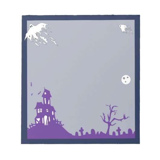 Haunted House Notizblock (Vorderseite)