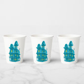 Haunted House Pappbecher