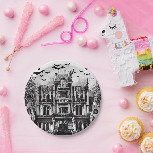 Haunted House Pappteller (Party)
