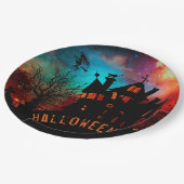 Haunted House Pappteller (Schrägansicht)