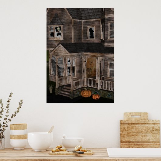 Haunted House Poster (Küche)