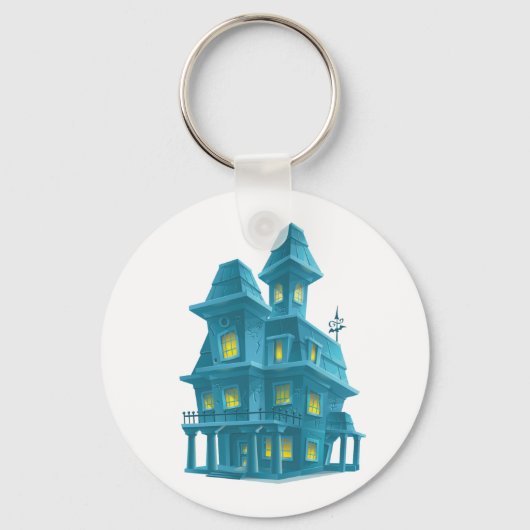 Haunted House Schlüsselanhänger (Rückseite)