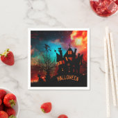 Haunted House Serviette (Beispiel)