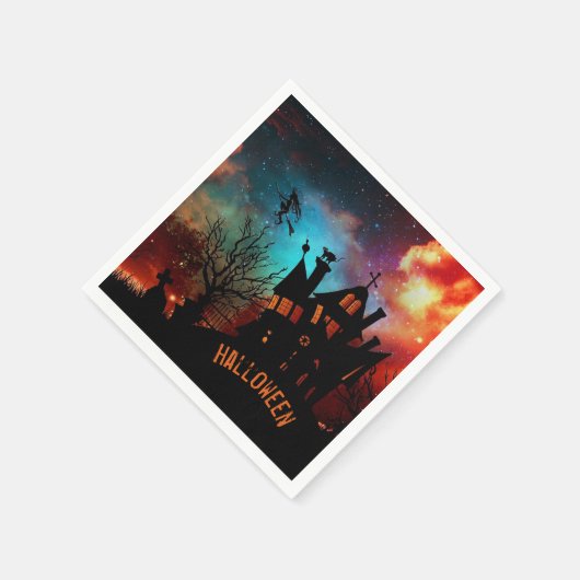 Haunted House Serviette (Ecke)