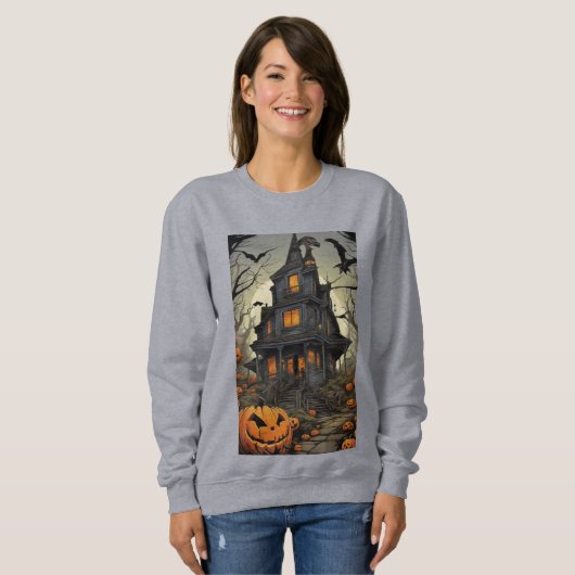 Haunted house sweatshirt (Vorne ganz)