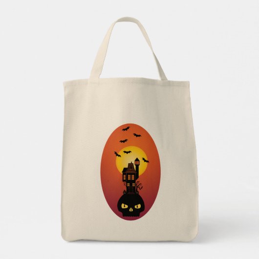 Haunted House Tragetasche (Rückseite)