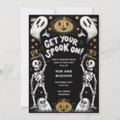 Haunted Mansion Halloween Party Invitation Einladung (Vorderseite)