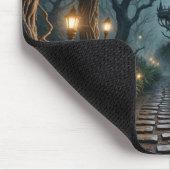 Haunted Mansion In Moonlight Mousepad (Ecke)