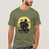 Haunted Moonlight Halloween T-Shirt (Vorderseite)