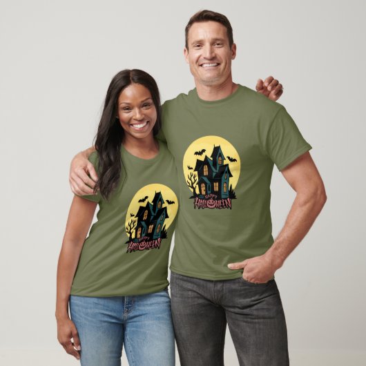 Haunted Moonlight Halloween T-Shirt (Unisex)