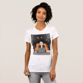 “Haunted Office – When Work Feels Like a Nightmare T-Shirt (Vorne ganz)