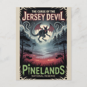 Haunted Pinelands National Reserve Poster Postkarte