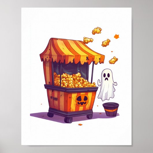 Haunted Popcorn Stand Poster (Vorne)