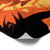 Haunted Pumpkin Knight Poster (Ecke)