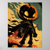 Haunted Pumpkin Knight Poster (Vorne)