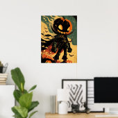 Haunted Pumpkin Knight Poster (Heimbüro)
