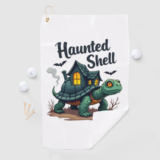 Haunted Shell Turtle Golfhandtuch (Insitu)
