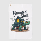 Haunted Shell Turtle Golfhandtuch (Vorderseite)