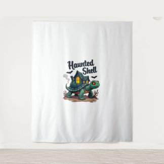Haunted Shell Turtle Wandteppich