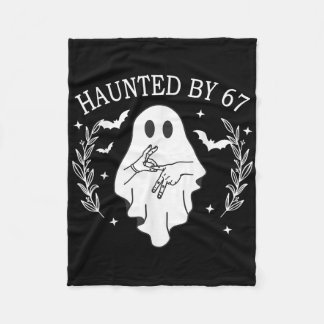 Haunted Six Seven 6 7 Meme 67 Skeleton Hand Hallow Fleecedecke