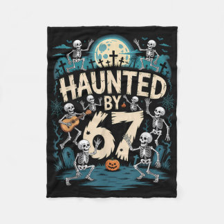 Haunted Six Seven 6 7 Meme 67 Skeleton Hand Hallow Fleecedecke