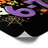 Haunted Six Seven 6 7 Meme 67 Skeleton Hand Hallow Poster (Ecke)