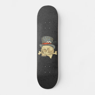 Haunted Skull & Bones Playing Cards Mystic Gothic Skateboard