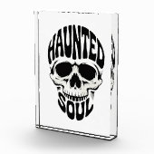 Haunted Soul Skull Typography Fotoblock (Rechts)