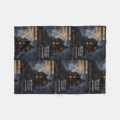 Haunted Squirrel Peak Fleecedecke (Vorderseite (Horizontal))