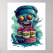 Haunted Sushi Chef Poster (Vorne)