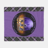 Haunted Yakitori Haven Fleecedecke (Vorderseite (Horizontal))