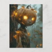 Hauntely Pumpkin Head Postkarte (Vorderseite)