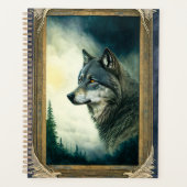 Haunting Digital Illustration Wolf Planer (Vorderseite)