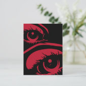 Haunting Eyes Postcard Postkarte (Stehend Vorderseite)